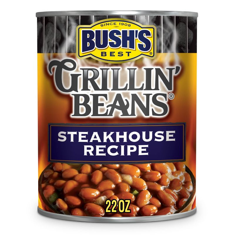 Bush's Steakhouse Recipe Grillin' Beans - 22oz