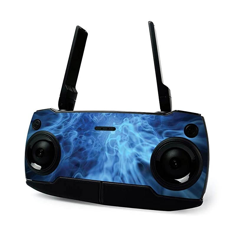 Skin for DJI Mavic Mini Portable Drone Quadcopter - Blue Mystic Flames | Protective, Durable, and Unique Vinyl Decal wrap cover | Easy To Apply, Remove, and Change Styles | Made in the USA