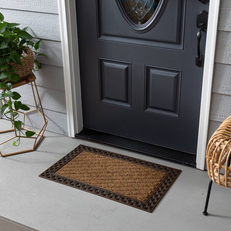 Mohawk Chain-Link Doormat - Brown (1'6"x2'6")
