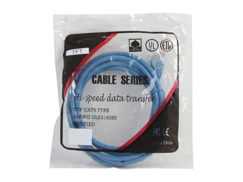 BYTECC C6EB-7B 7 ft. Enhanced 550MHz Patch Cables