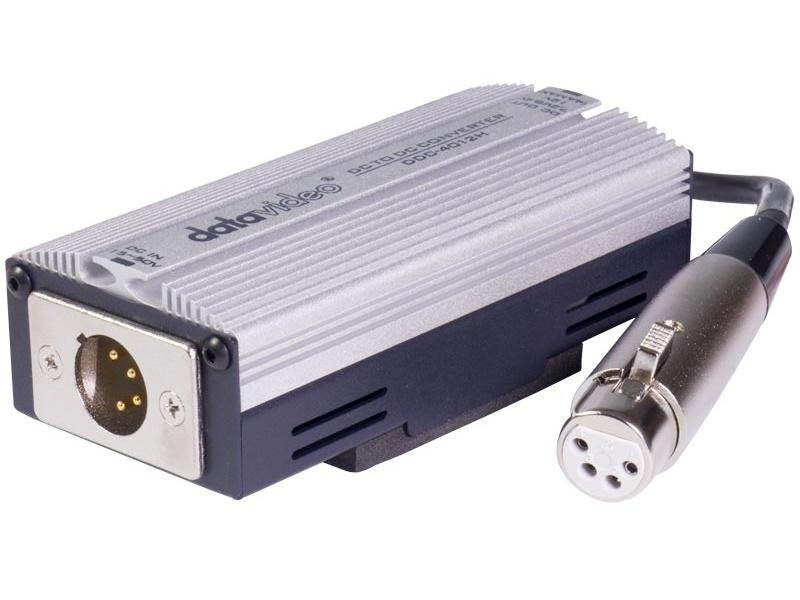 Datavideo DDC-4012H In-Line XLR DC-DC Converter 7.2/8.4/12V
