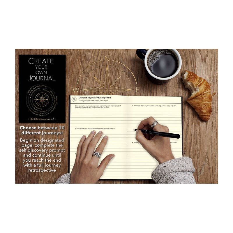 Guided Journal 5.6"x 8.3" Create Your Own Journal - Piccadilly