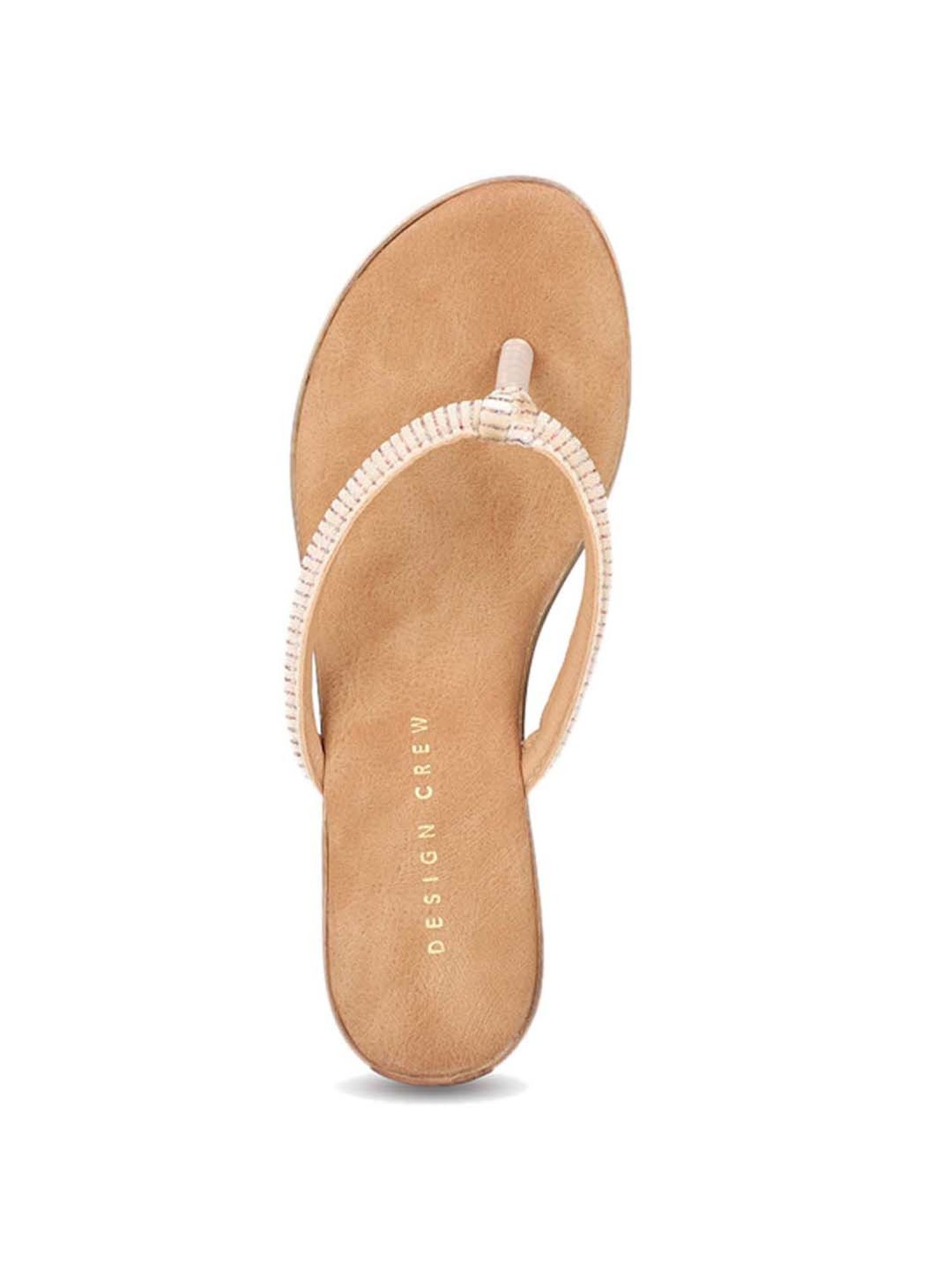 Design Crew Women's Beige Casual Wedges