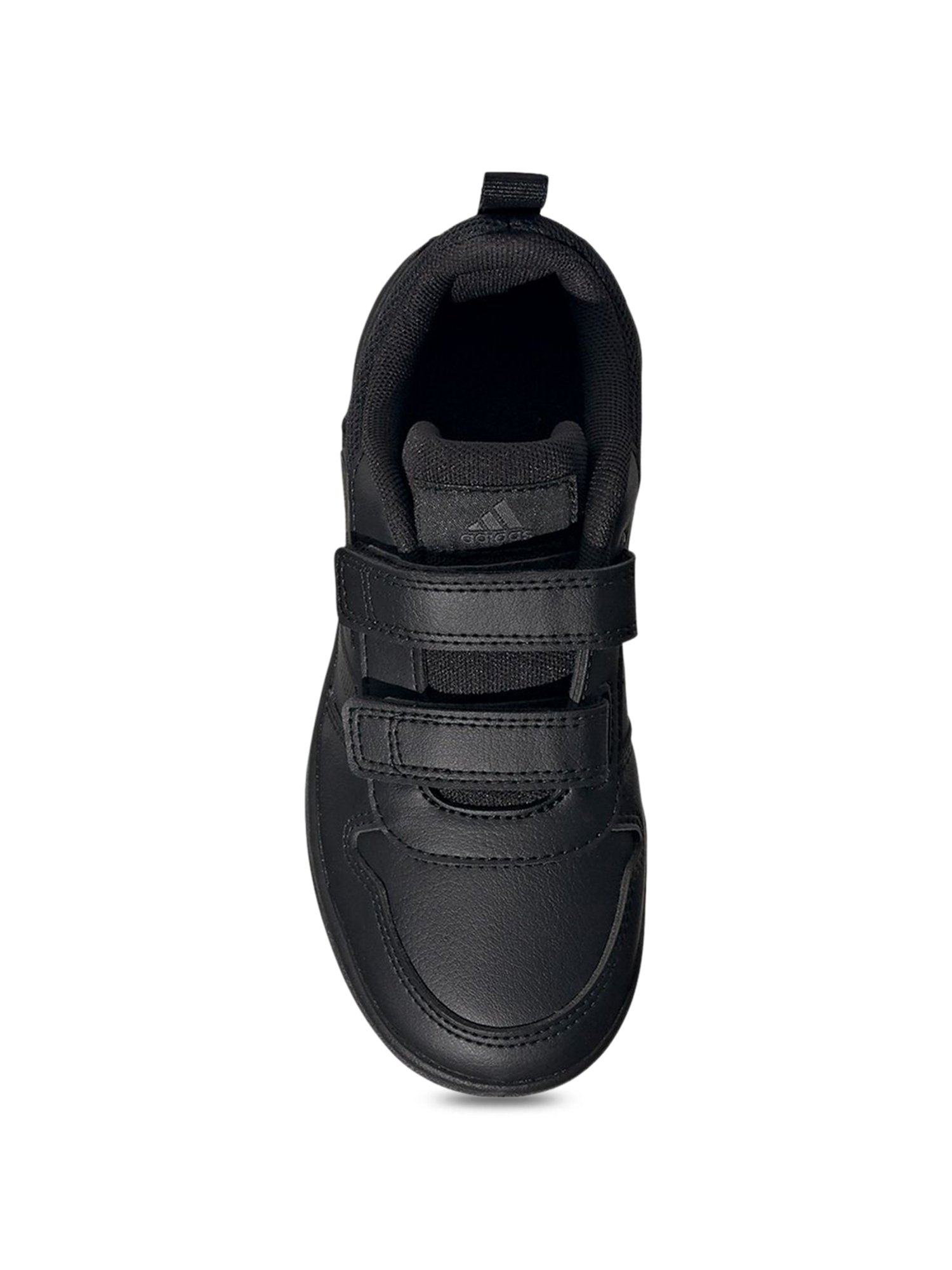 Adidas Kids's Tensaur C Black Running Shoes