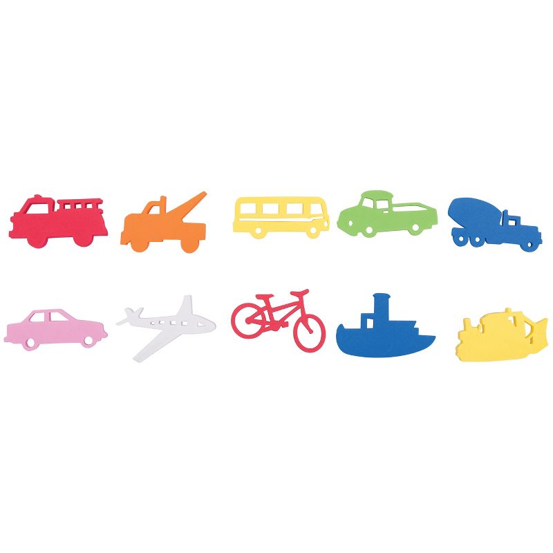 Ready 2 Learn Giant Stampers - Transportation Vehicles - Set of 10