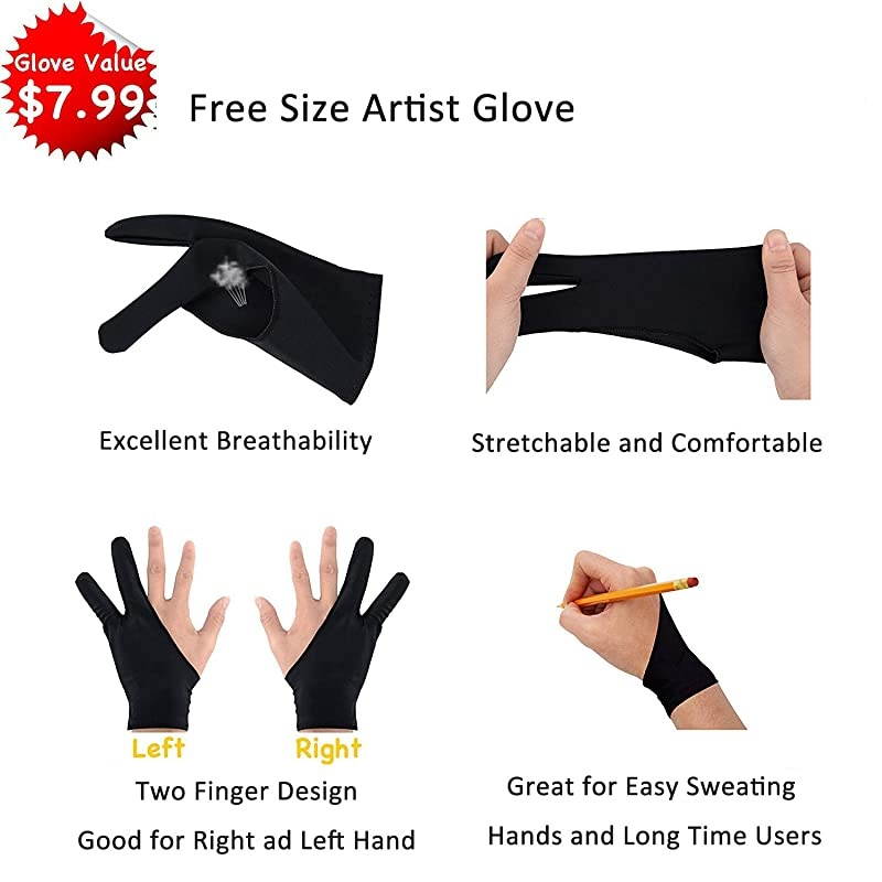 Drawing Tablet Monitor Carrying Bag Case Protective Sleeve for Huion KAMVAS Pro 13 GT133GT116 Huion Q11K V2 Wacom Cintiq 13HD XpPen Artist12 Space Gray