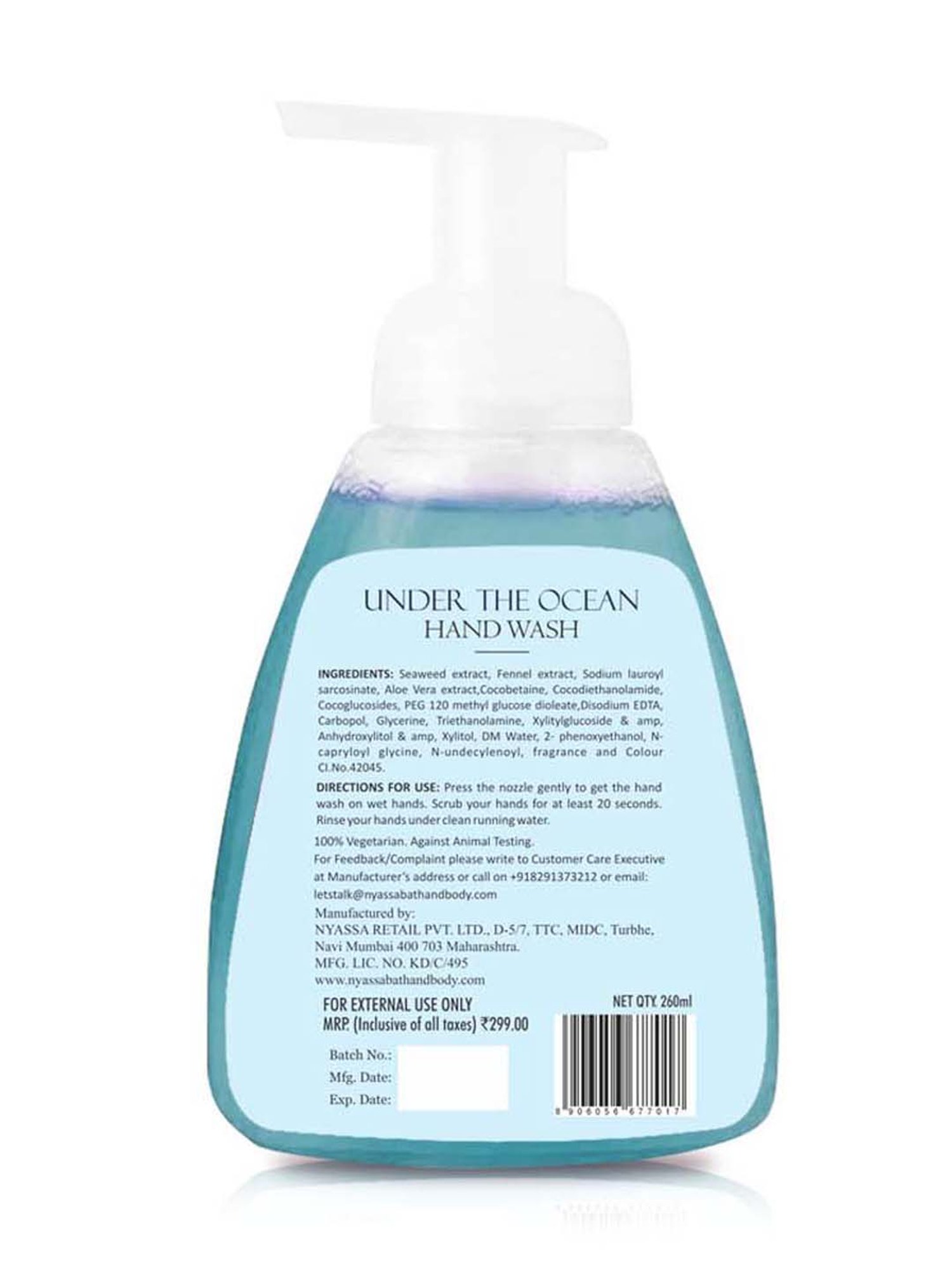 Nyassa Under the ocean Hand wash - 260 ml
