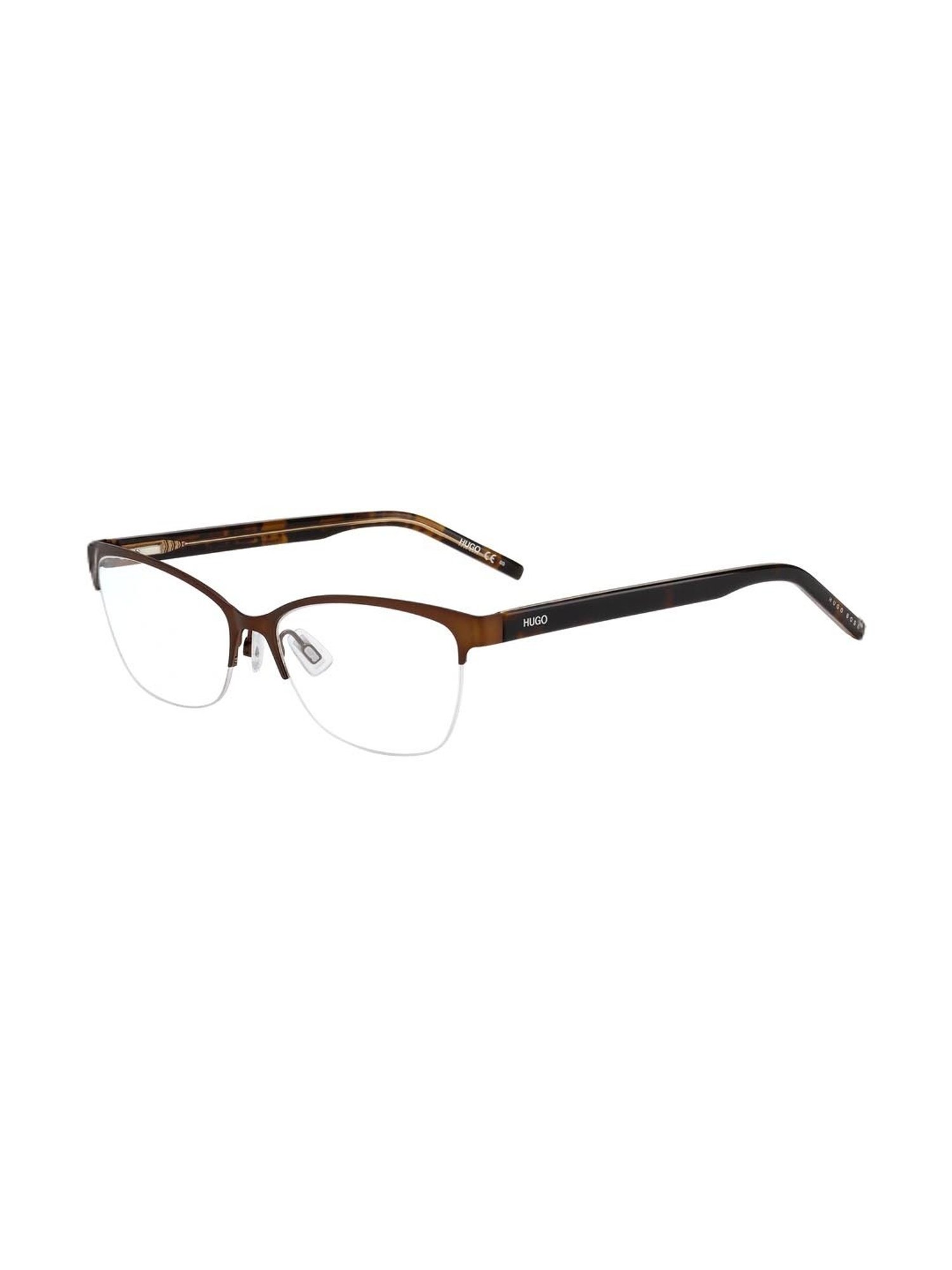 HUGO Brown Cat Eye Eye Frames for Women
