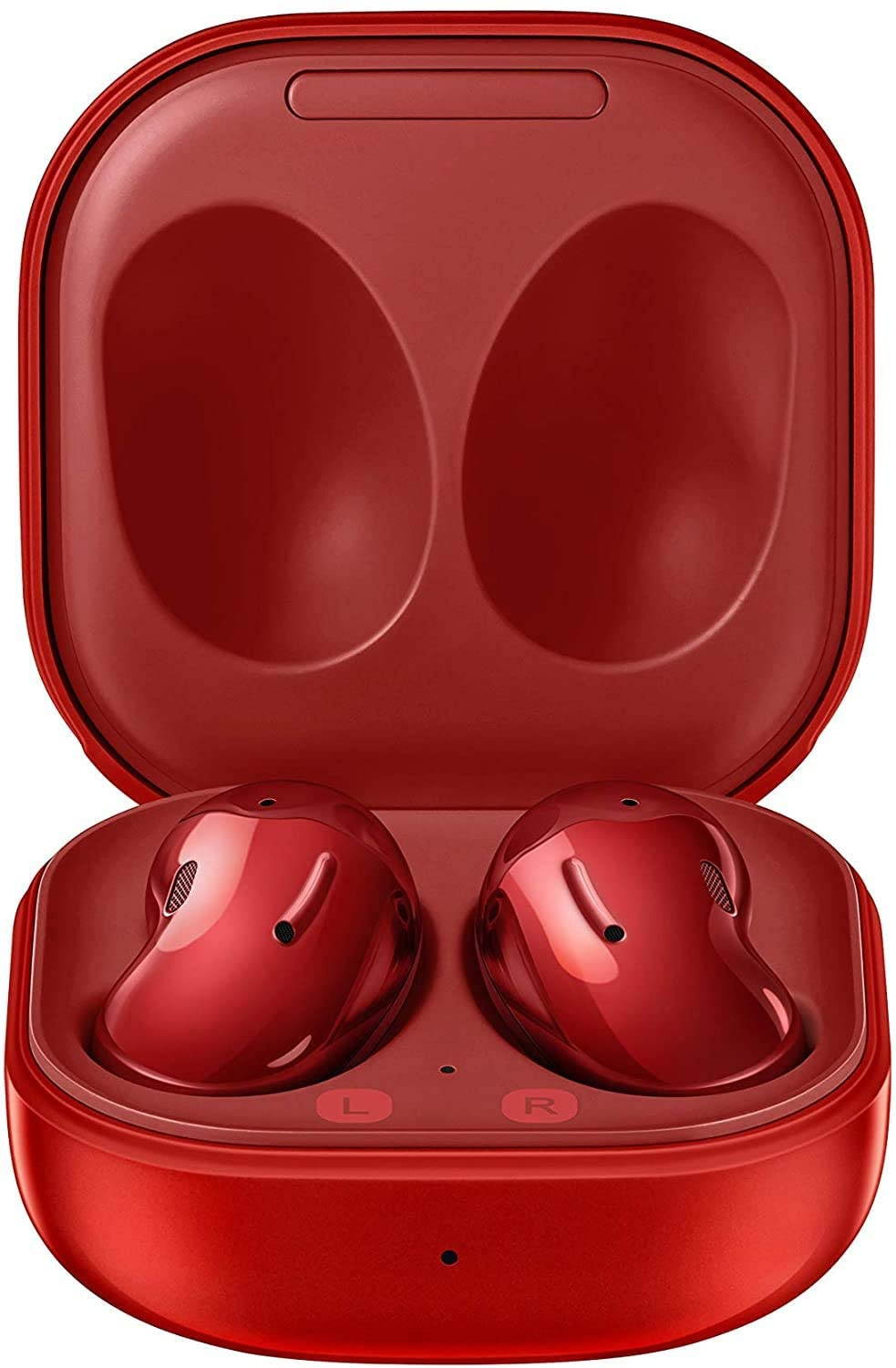 Samsung Galaxy Buds Live, True Wireless Earbuds with Active Noise Cancelling (Wireless Charging Case Included) - Bulk Packaging - Mystic Red
