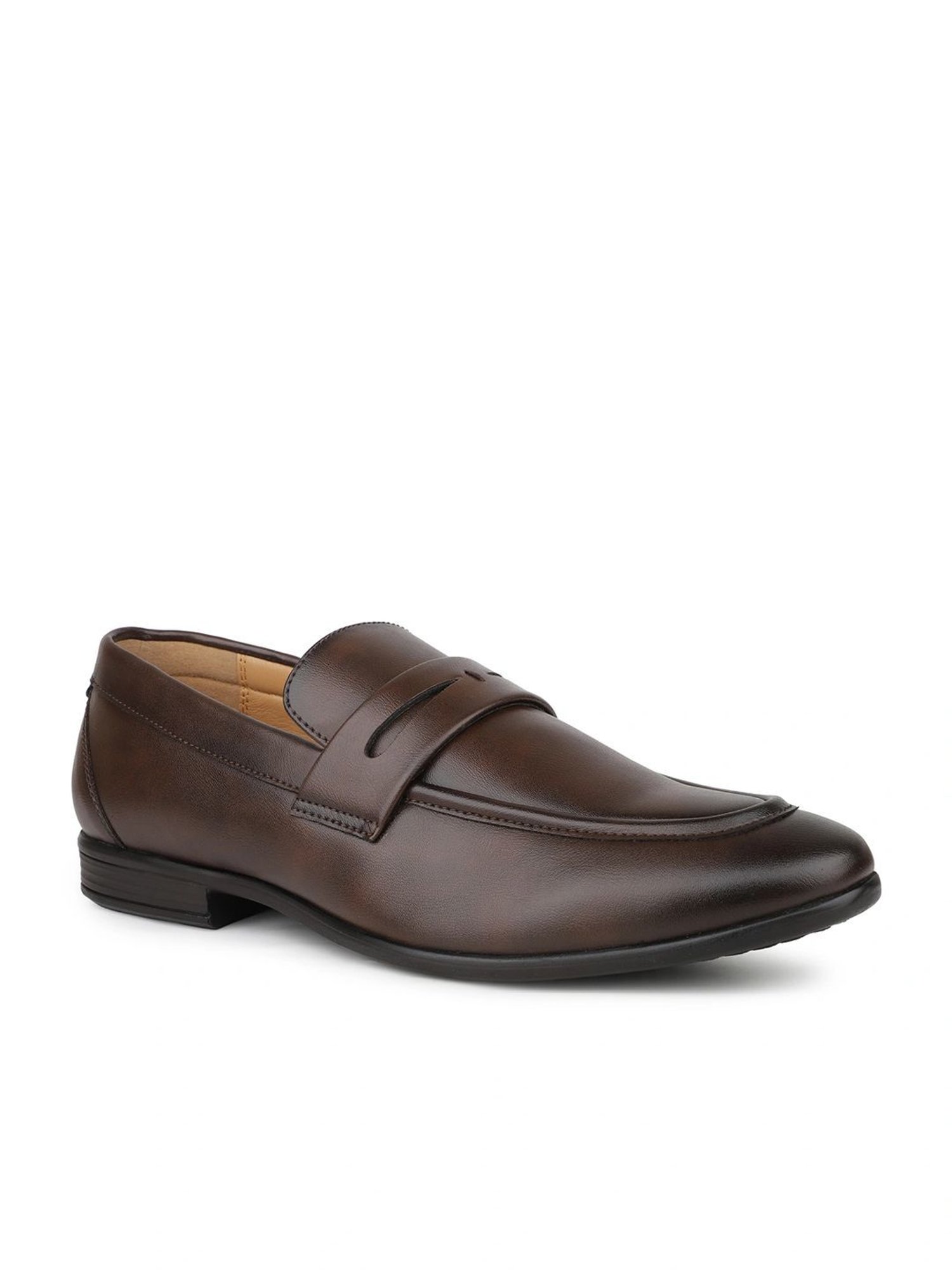 Privo by Inc.5 Men's Brown Formal Loafers