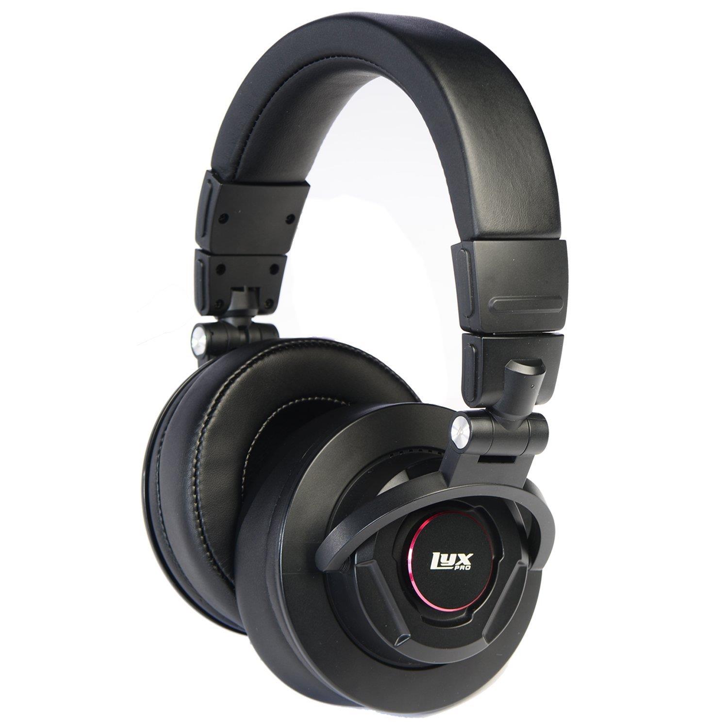 LyxPro HAS-30 Professional Studio Monitor Headphones, Detachable Cable, Foldable
