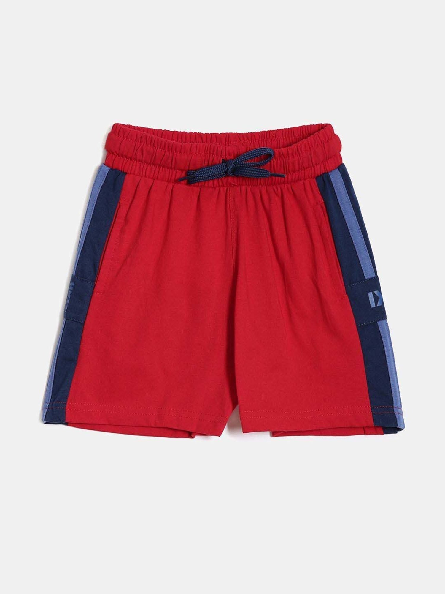 Dixcy Scott Originals Kids Racing Red & Blue Cotton Striped Shorts
