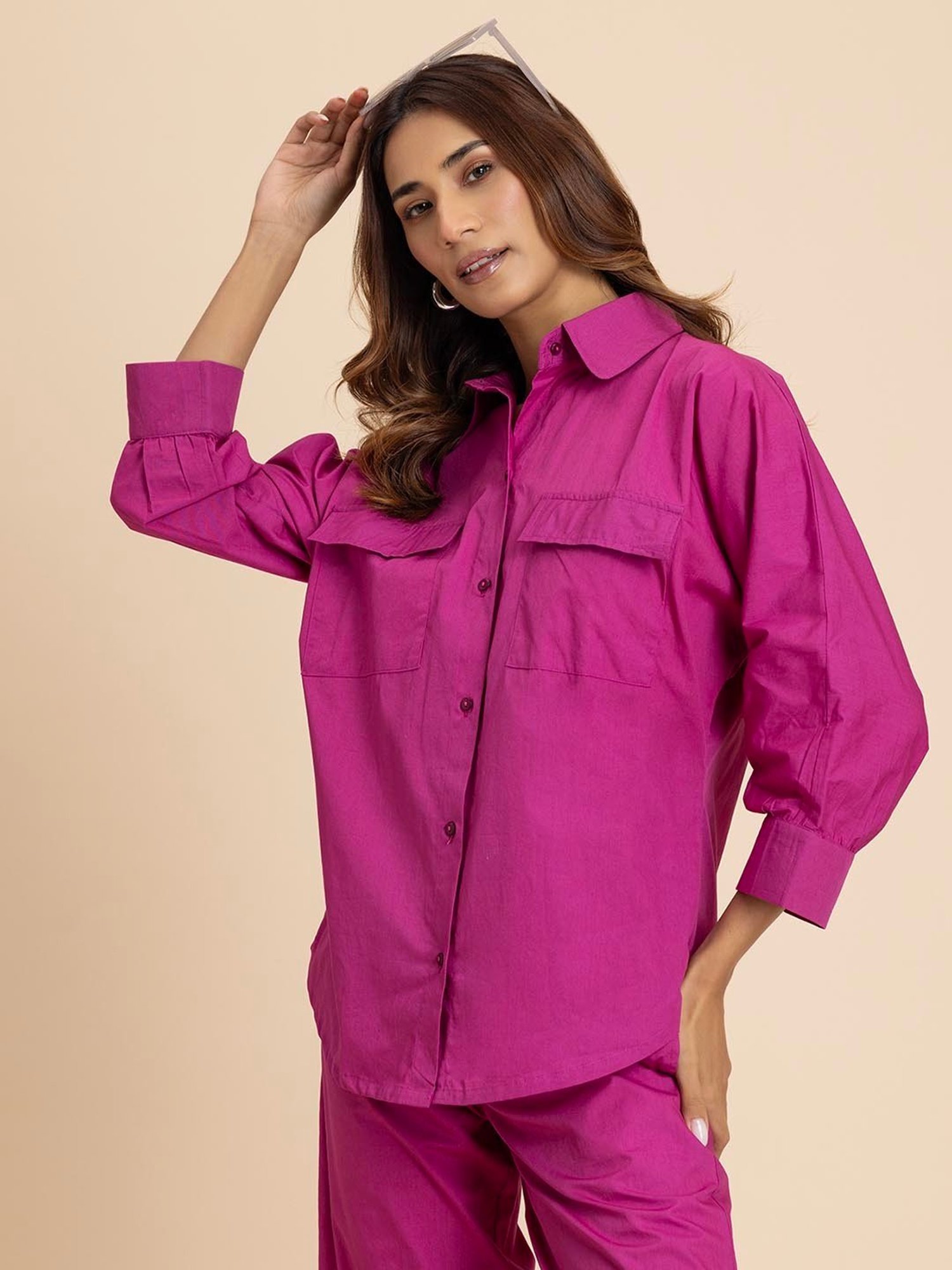 Moomaya Magenta Maxi Co-Ord Set