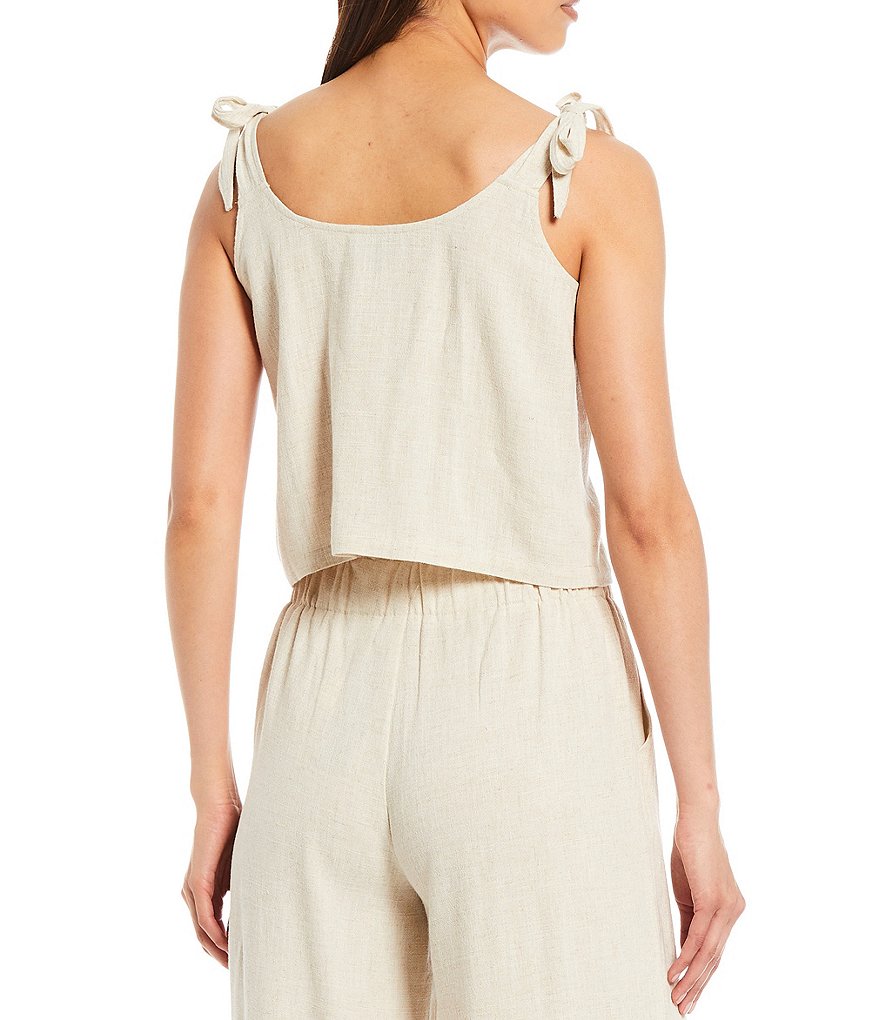 BB Dakota by Steve Madden Up to Here Puff Elbow Sleeve Mock Neck Smocked Top