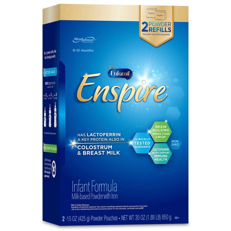 Enfamil 2pk Enspire Infant Formula Powder Refill Box - 30oz