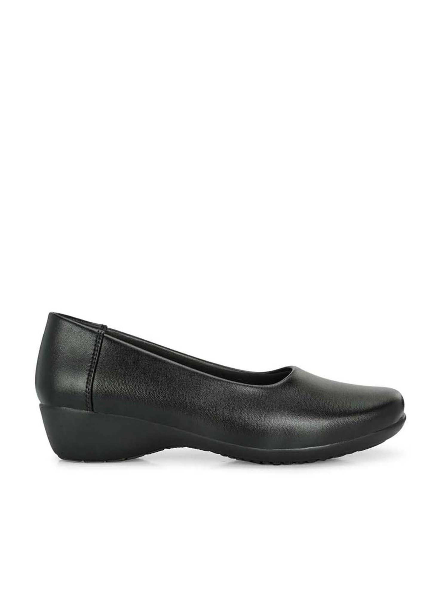 Eego Italy Women's Black Wedge Pumps