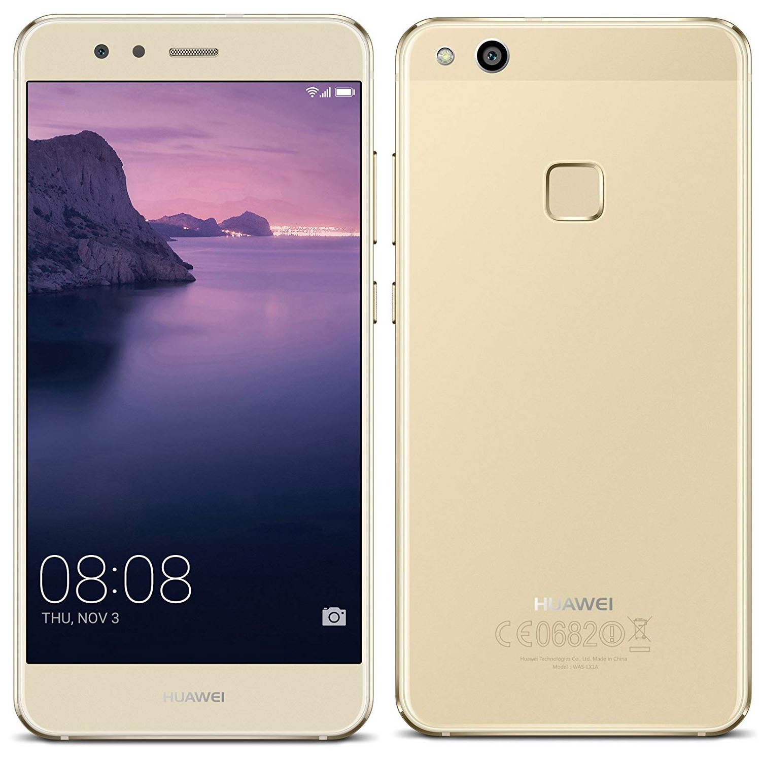 Huawei P10 Lite 32GB (No CDMA, GSM only) Factory Unlocked 4G/LTE Smartphone - Platinum Gold