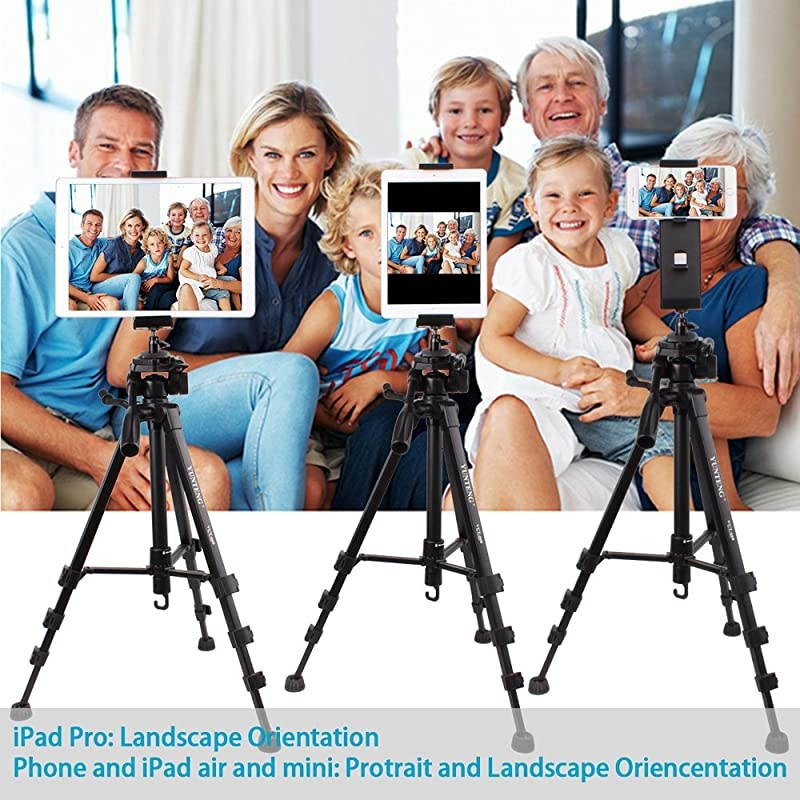 Phone Tablet Tripod Mount Adapter | Plastic MultiAngle Tablet Stand Desktop Holder Dock Fits 35129 Inch Phones iPad ProAirMini Tablet Tripod Ball Head for  MonopodTripod