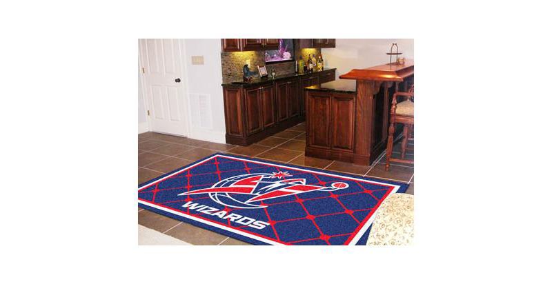 5'x7'5" Rectangle Accent Rug Blue - Washington Wizards