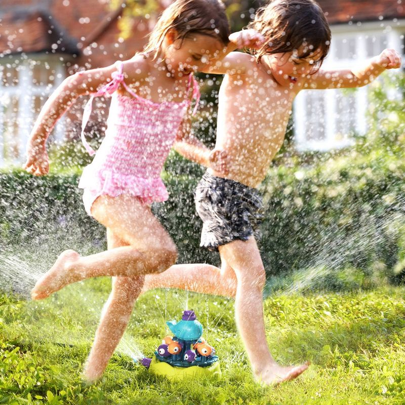 B. toys Whirly Whale Water Sprinkler for Kids