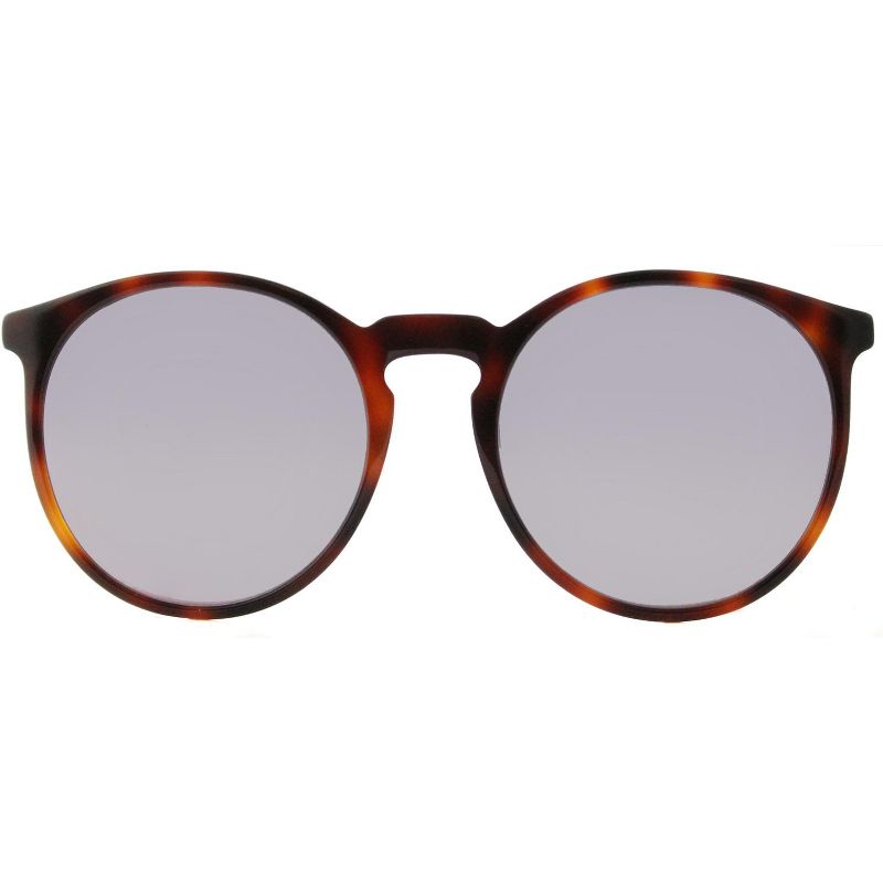 McQ  002 Womens Round Sunglasses Havana 55mm