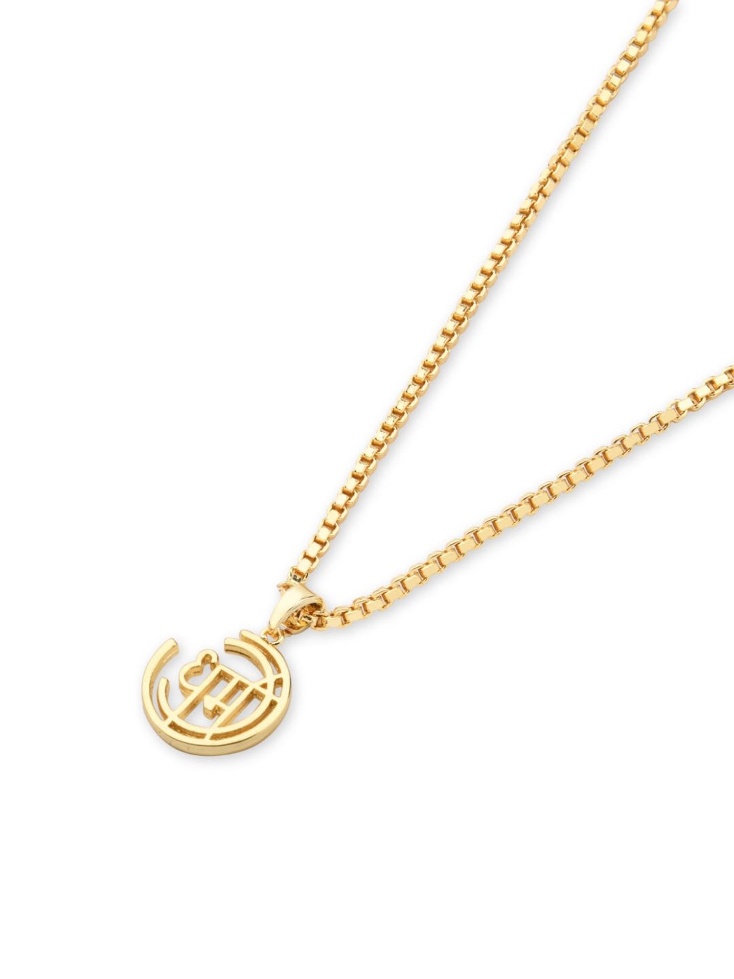 The Bro Code Gold-Plated Dharma Pendant Necklace for Men