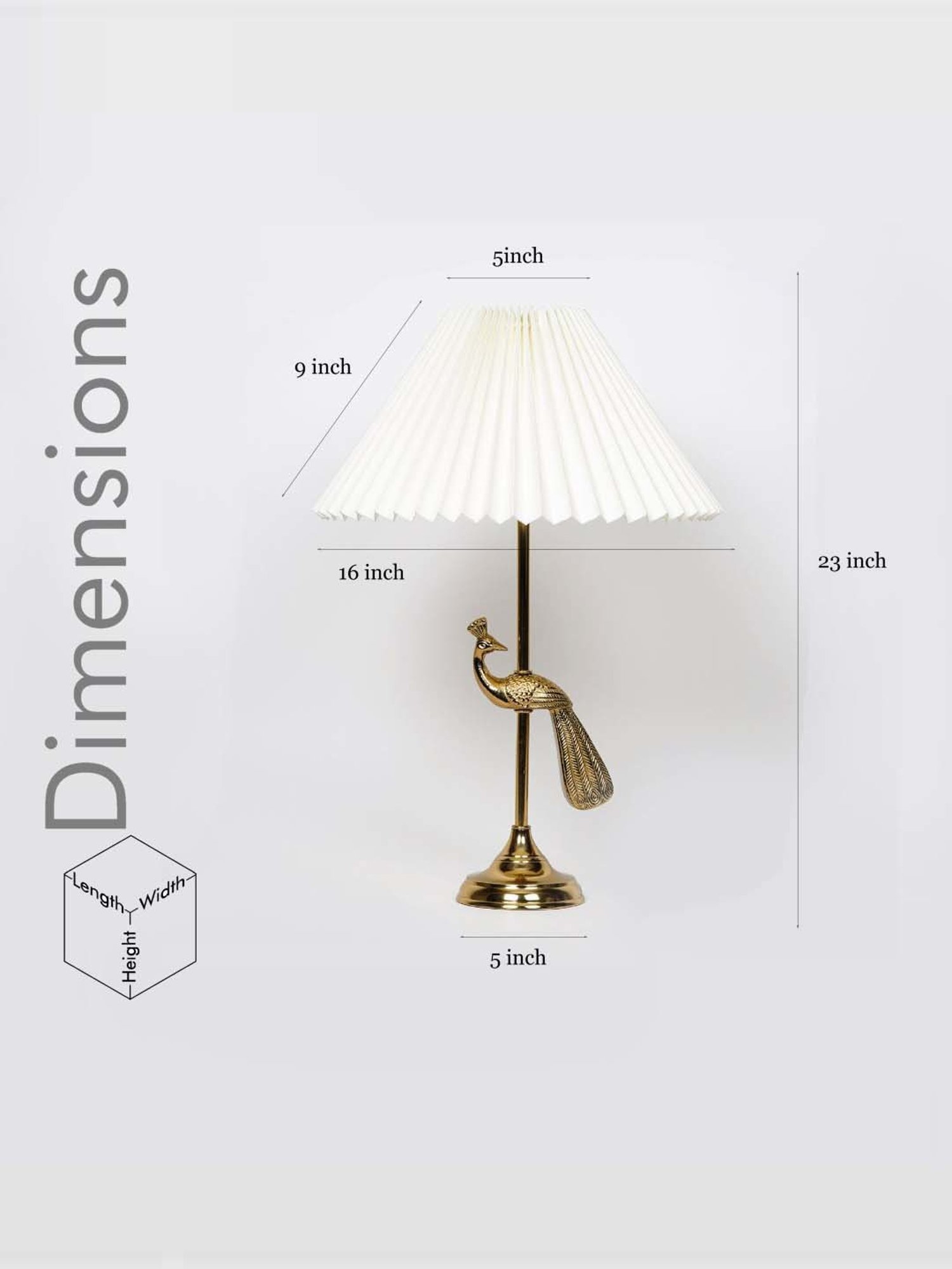 Kapoor E Illuminations Green Study Table Lamp - Set of 1