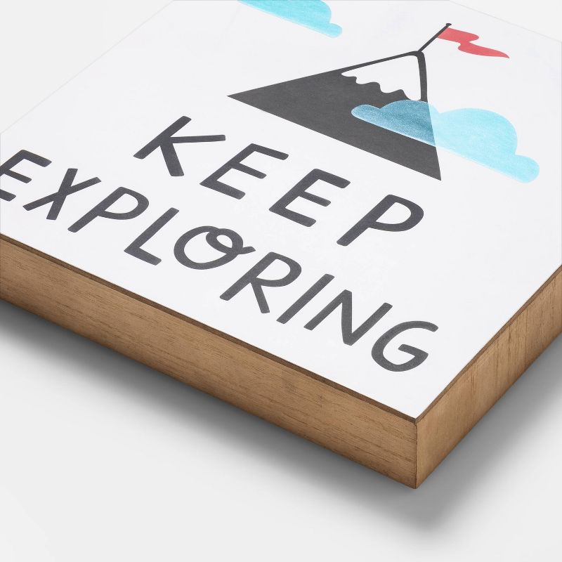 Keep Exploring Table Top Art - Pillowfort™