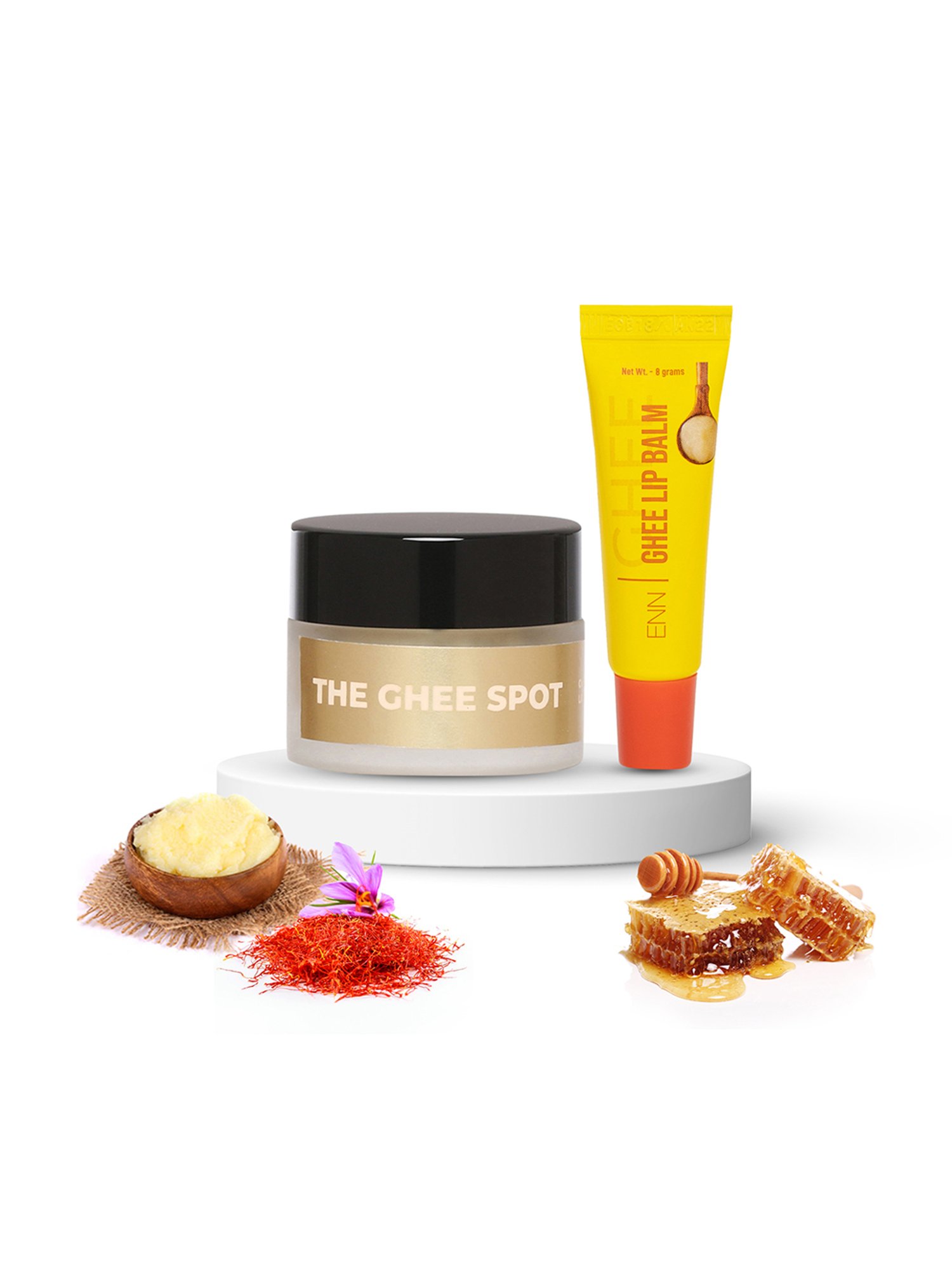 ENN Ghee Spot Lip Scrub & Ghee Lip Balm Combo Kit