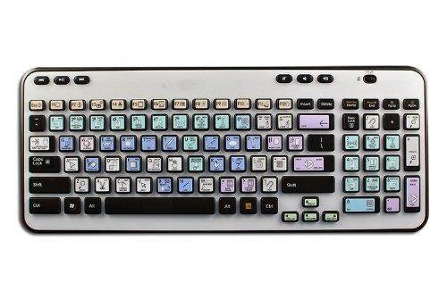 ADOBE FLASH GALAXY SERIES NEW KEYBOARD LABELS SHORTCUTS 12x12 SIZE