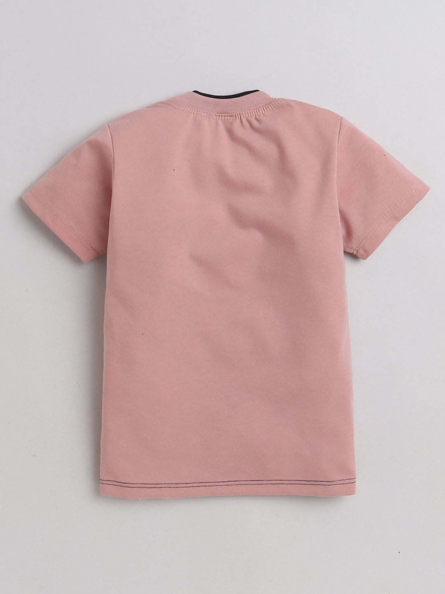 Fourfolds Unisex Pink Printed Clothing Set