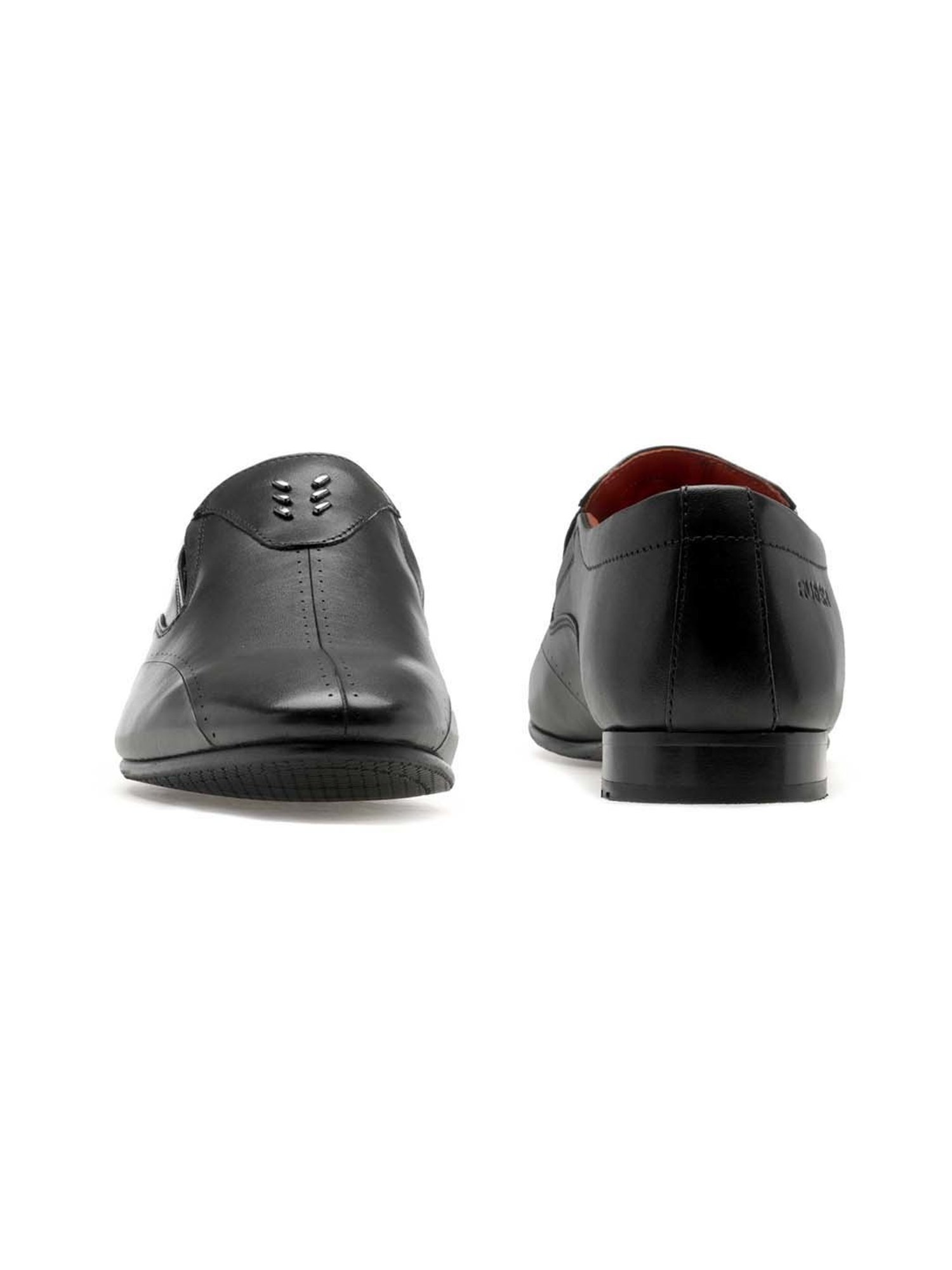 Ruosh Men's The Tera Black Loafers