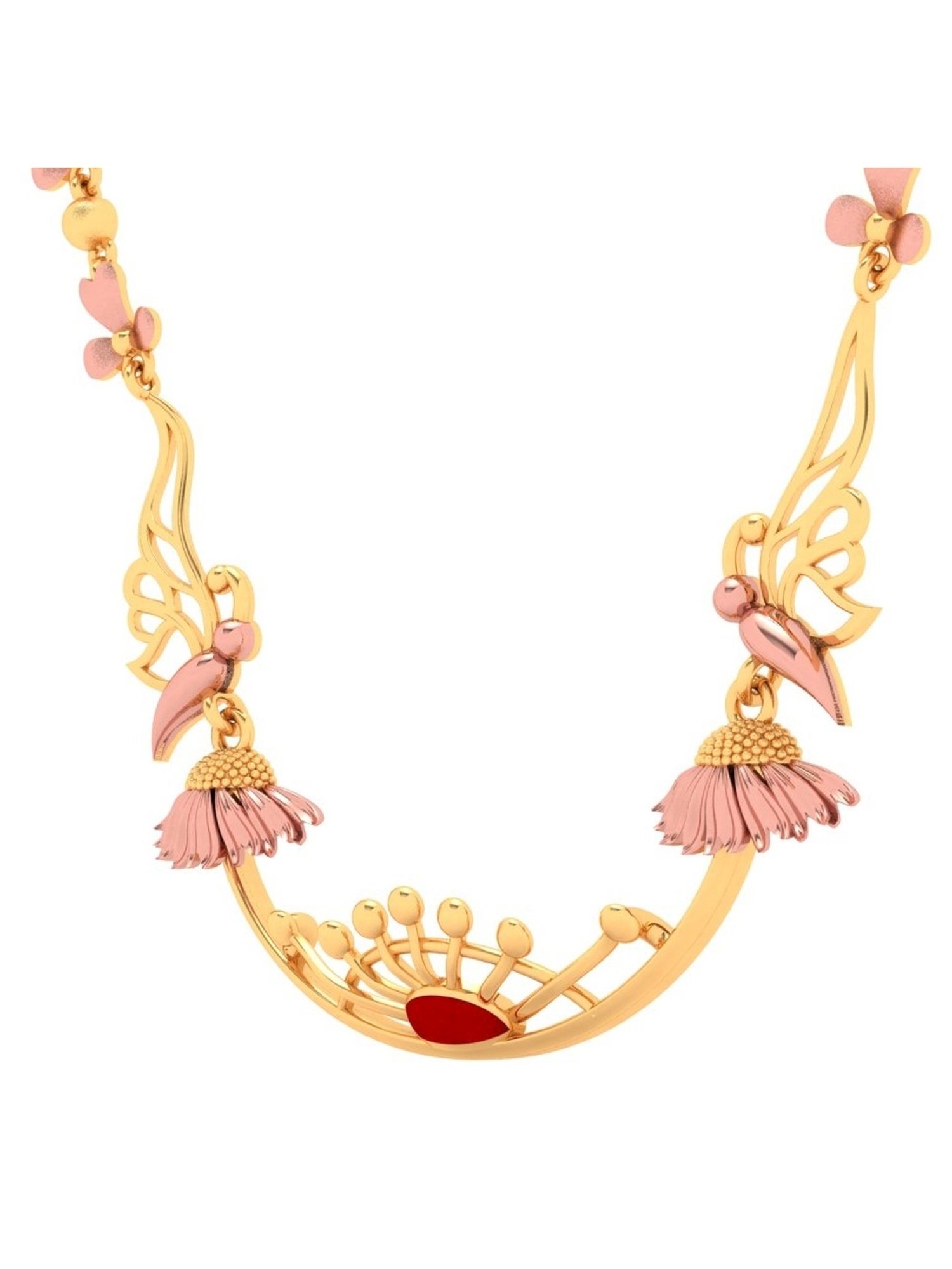 P.C. Chandra Jewellers 14k Yellow Gold Special Design Necklace