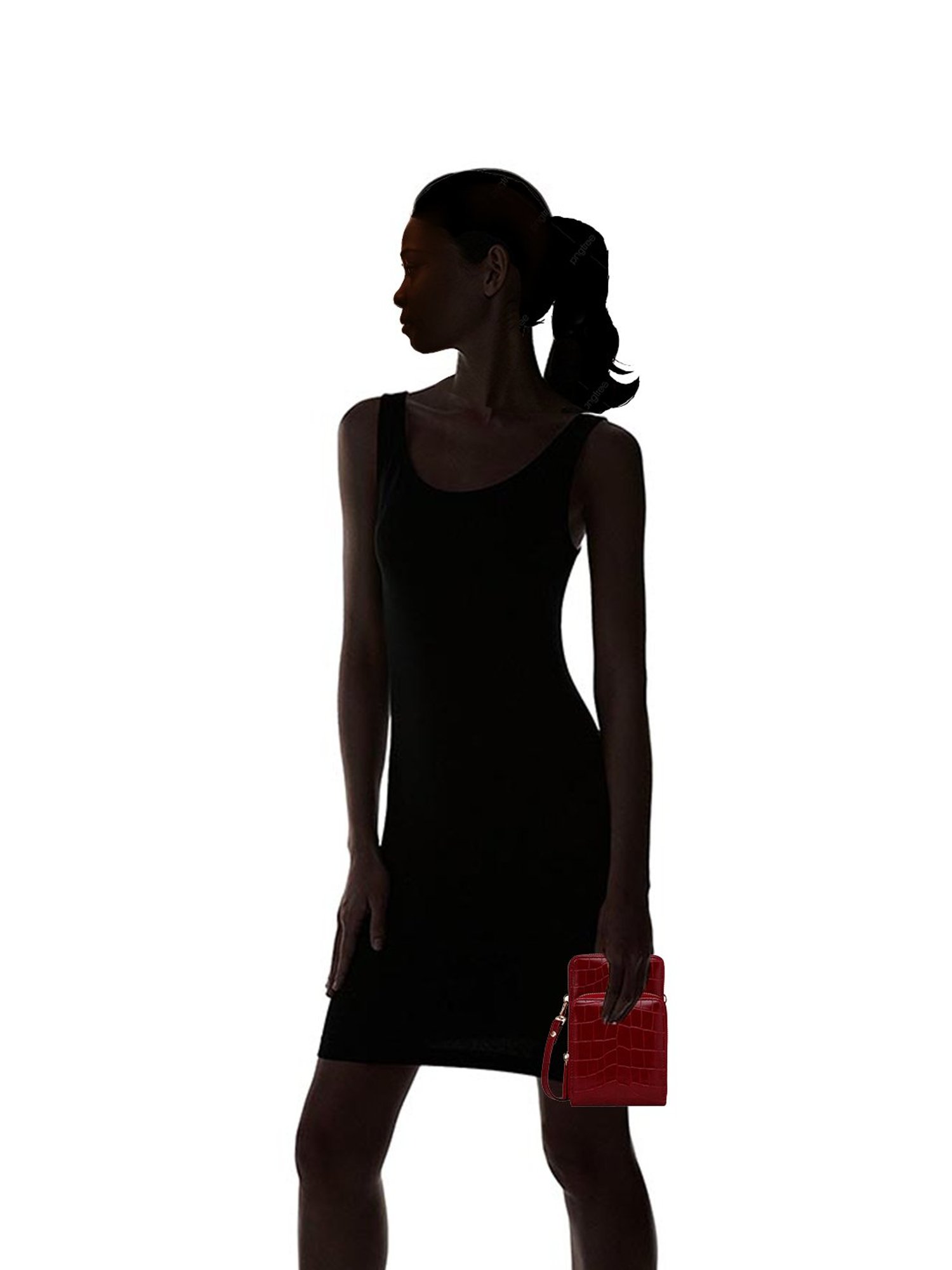 Lino Perros Red  Textured Mobile Pouch