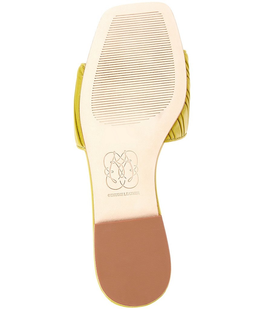 Antonio Melani x Kimberly Whitman Magnolia Pleated Leather Dress Flats