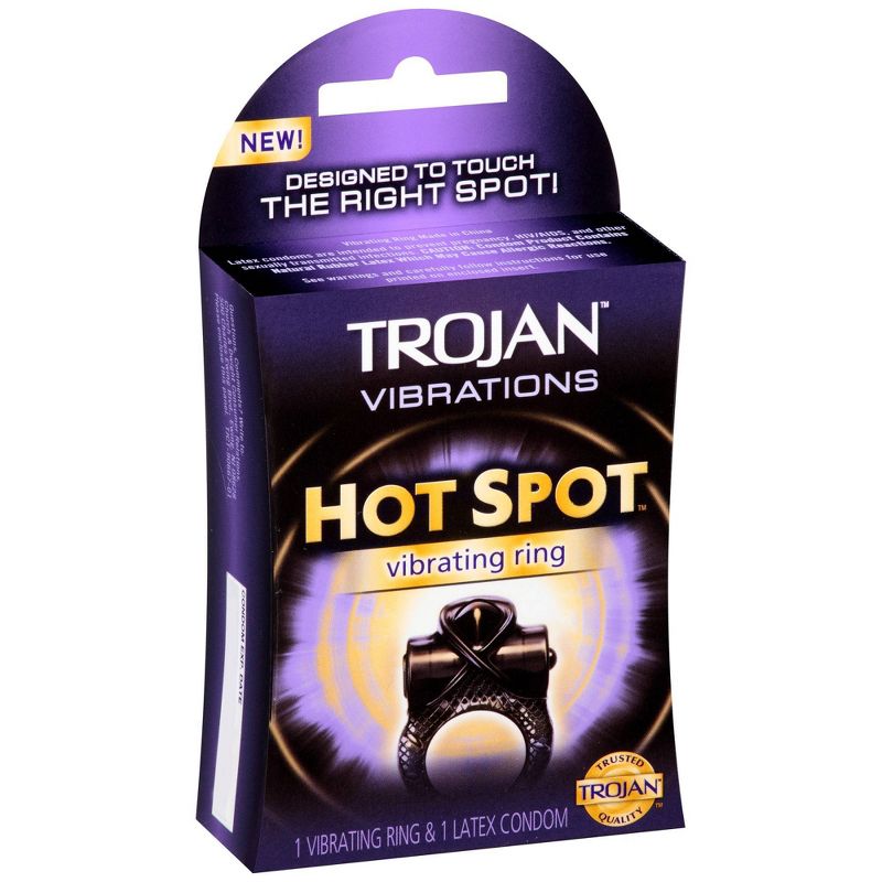 Trojan Vibrations Hot Spot Vibrating Ring