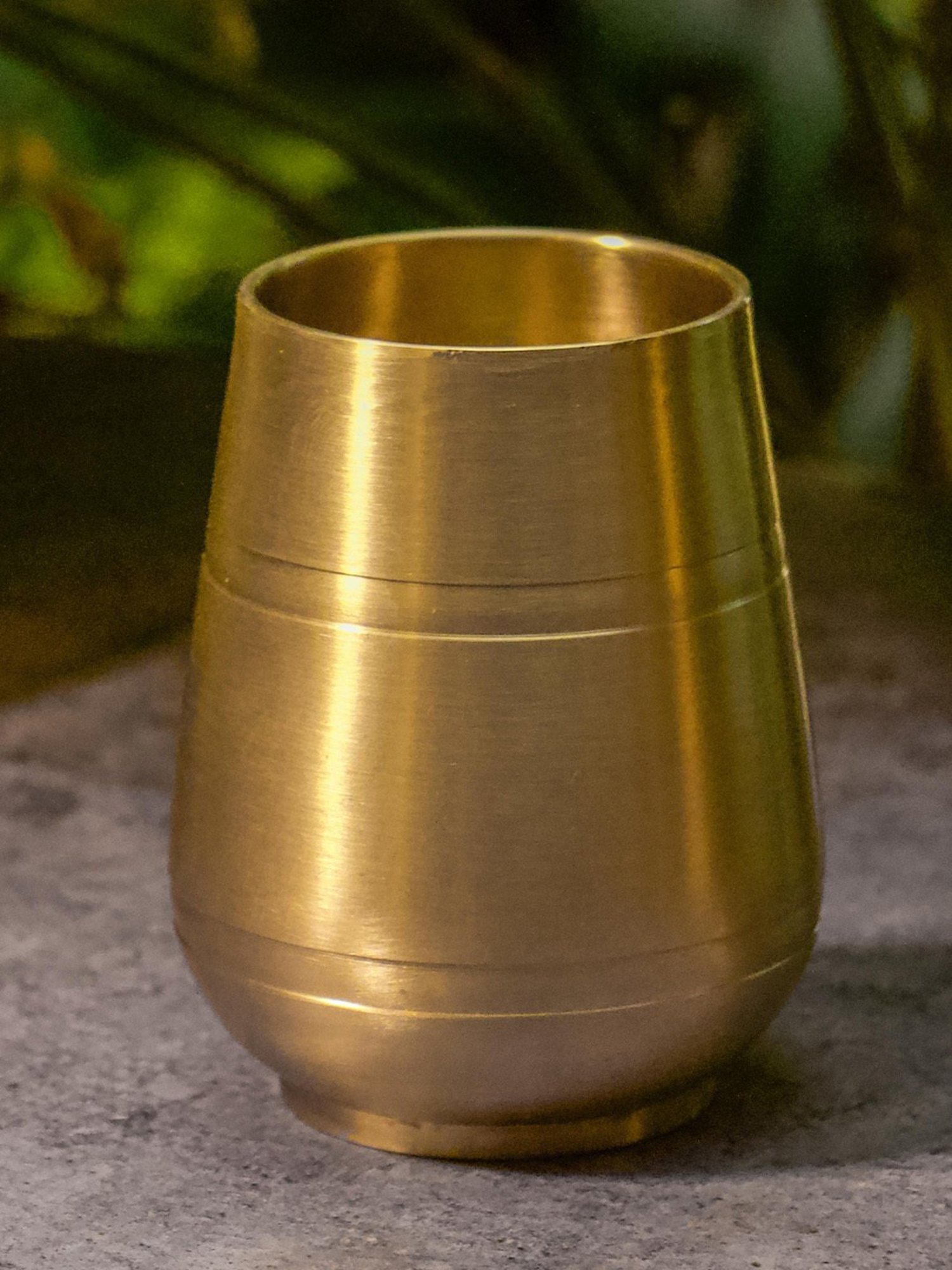 Ambi Pure Kansa Heavy Damru Glass - 330 Ml