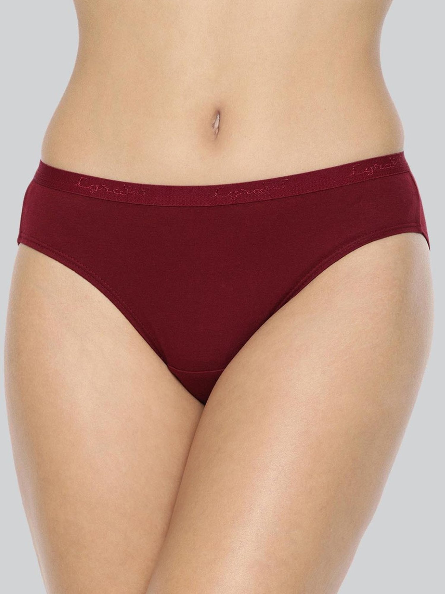 Lyra Assorted Color Cotton Bikini Panties - Pack Of 4