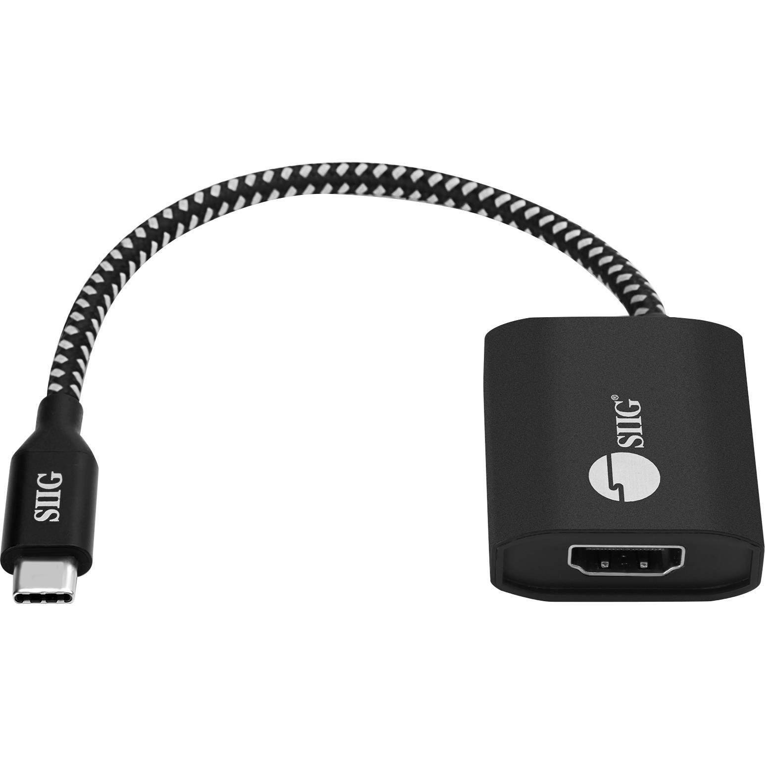 Siig Usb Type-C To Hdmi Video Cable Adapter With Pd Charging