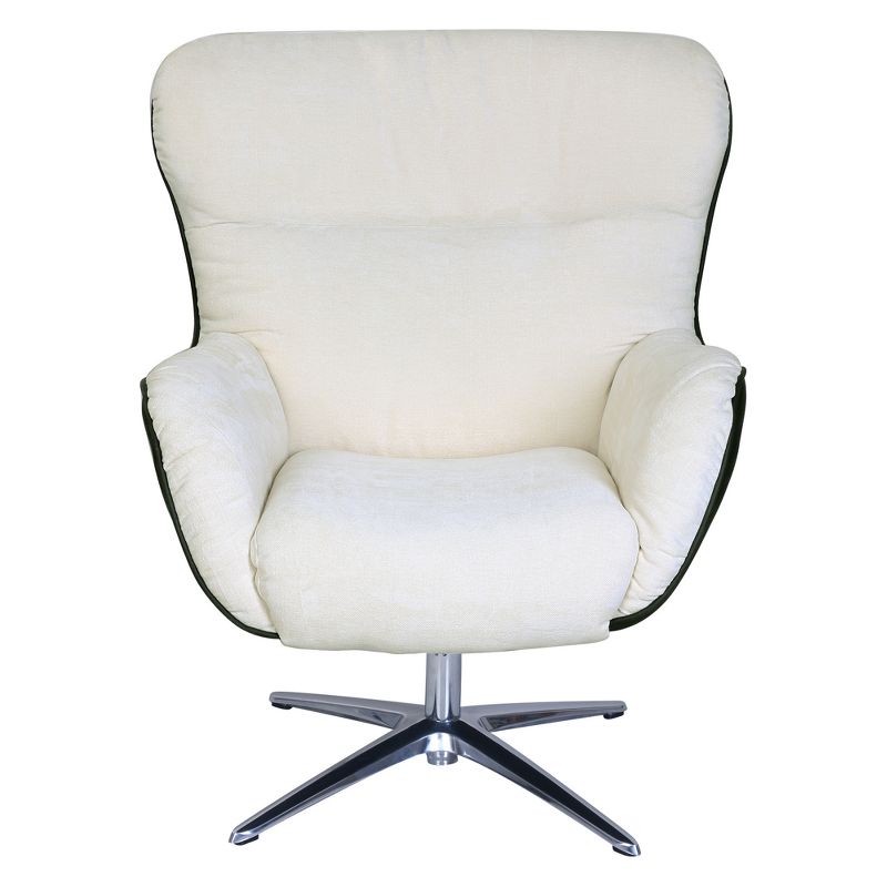 Style Rylie Collaboration Lounge Chair Cream/Black Synergy - Serta