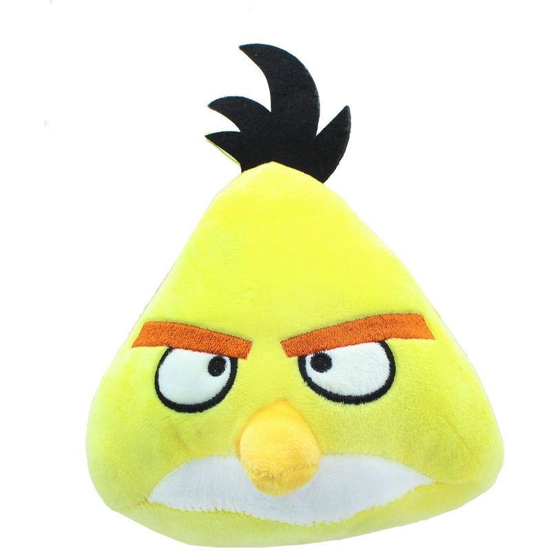 Johnny's Toys Angry Birds 7 Inch Plush Character Head | Chuck