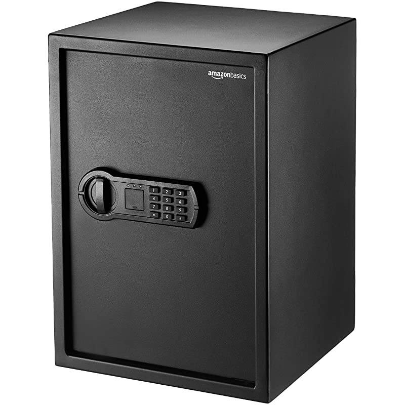 Basics Home Keypad Safe 18 Cubic Feet 138 x 13 x 197 Inches Black 50SAM