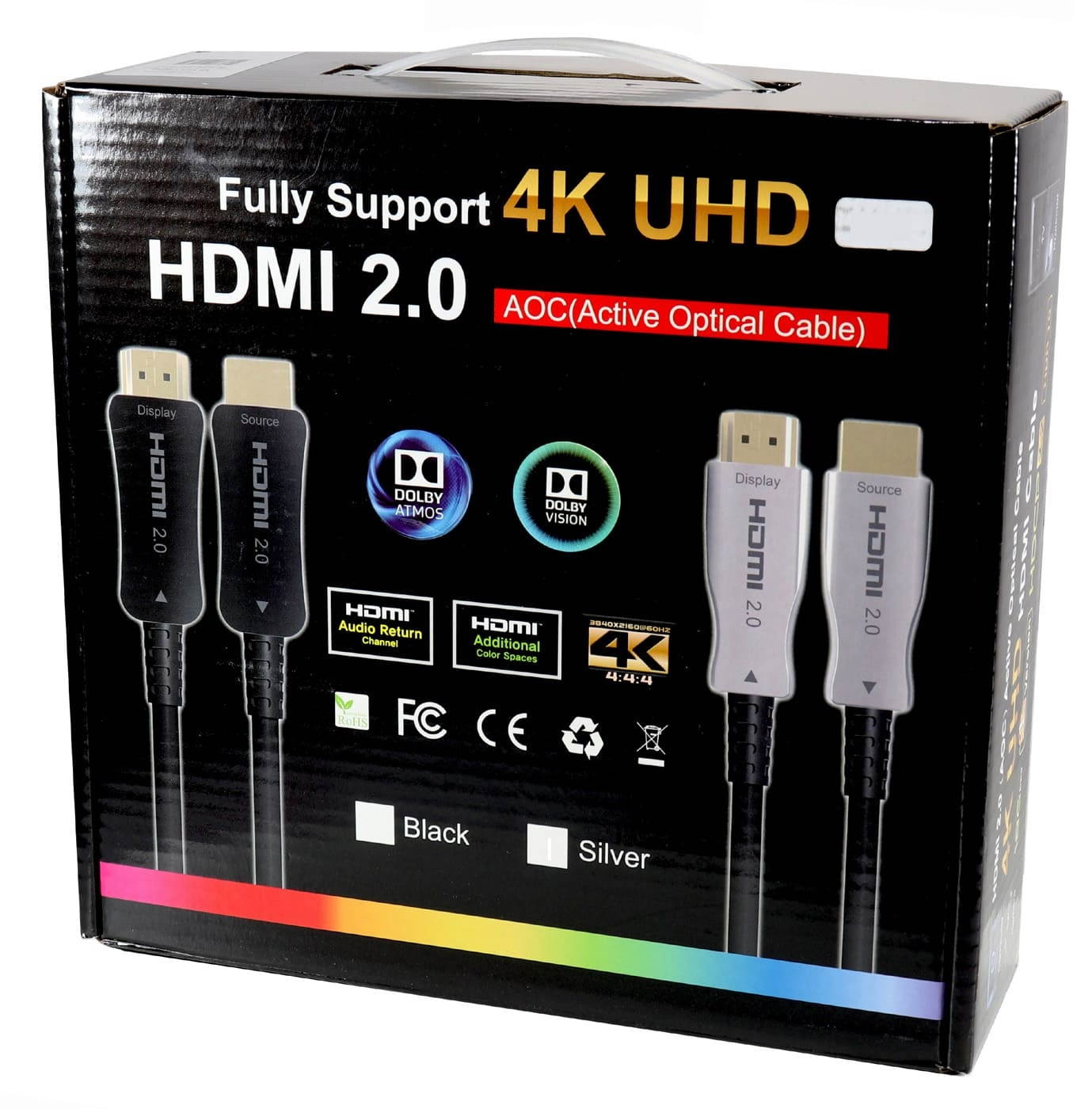 A-NeuVideo Fiber Optic Hdmi Active Optical Cable - 100m/328ft