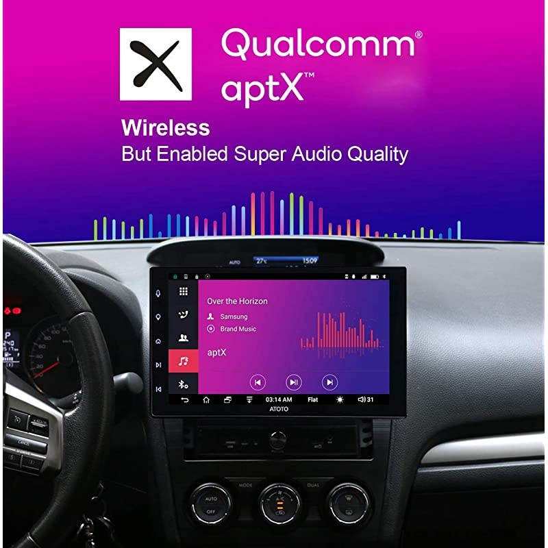 New]  A6 Pro A6Y2721PR Double DIN Android Car Navigation Stereo - 2X Bluetooth with aptX - Quick Charge/Ultra Preamplifier - in Dash Entertainment Multimedia Radio,WiFi,Support 256G SD &More