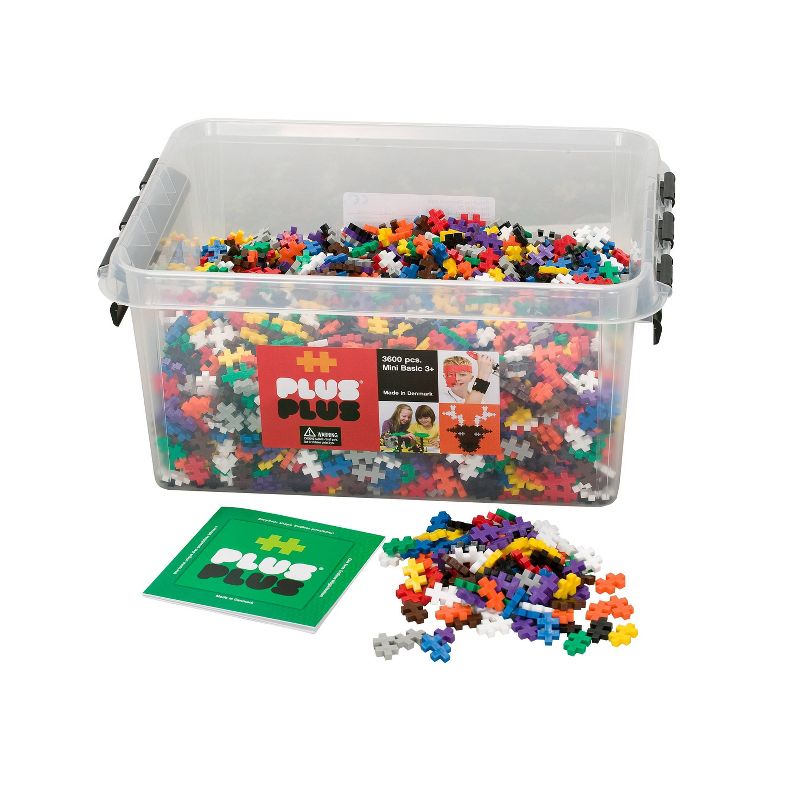 Plus-Plus Building Set in Tub - 3600 Piece