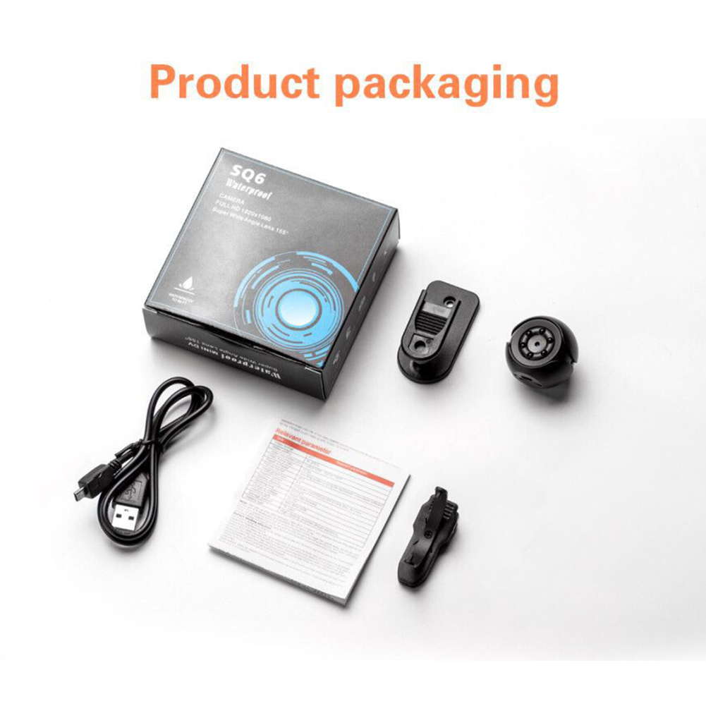 1080P Mini IP Security Camera Support TF Card USB Night Vision Outdoor Office Home