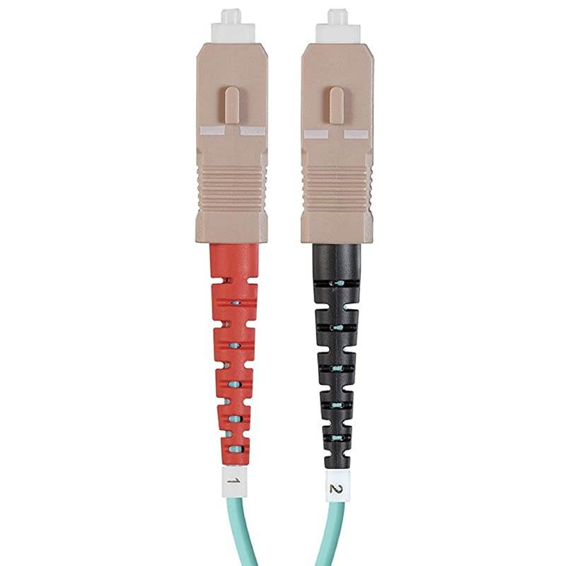 OM4 Fiber Optic Cable 3M Meter LCUPCSCUPC Multi Mode Duplex 50125 Type 20mm PVC