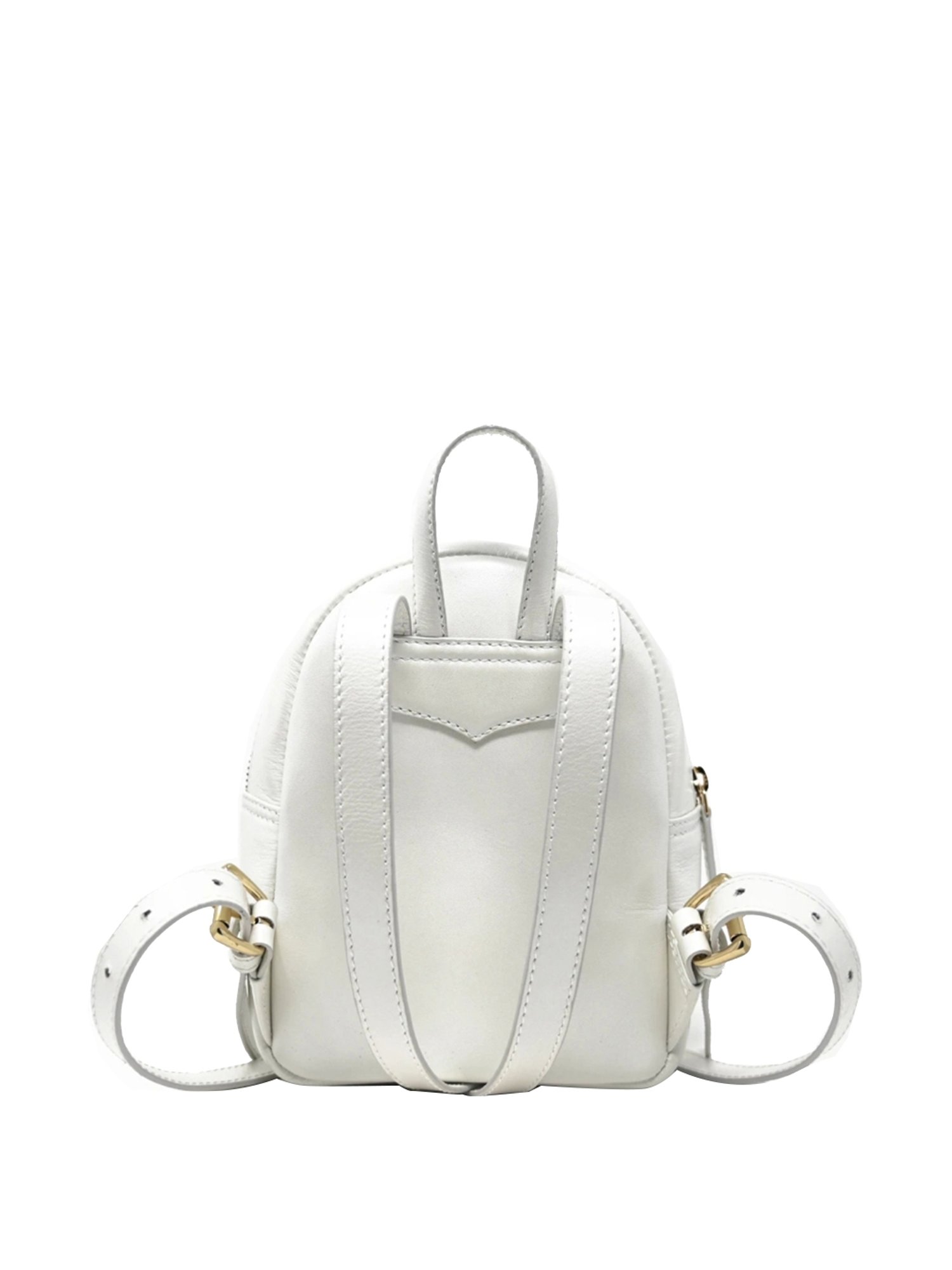 Tohl Nevern White Leather Medium Backpack