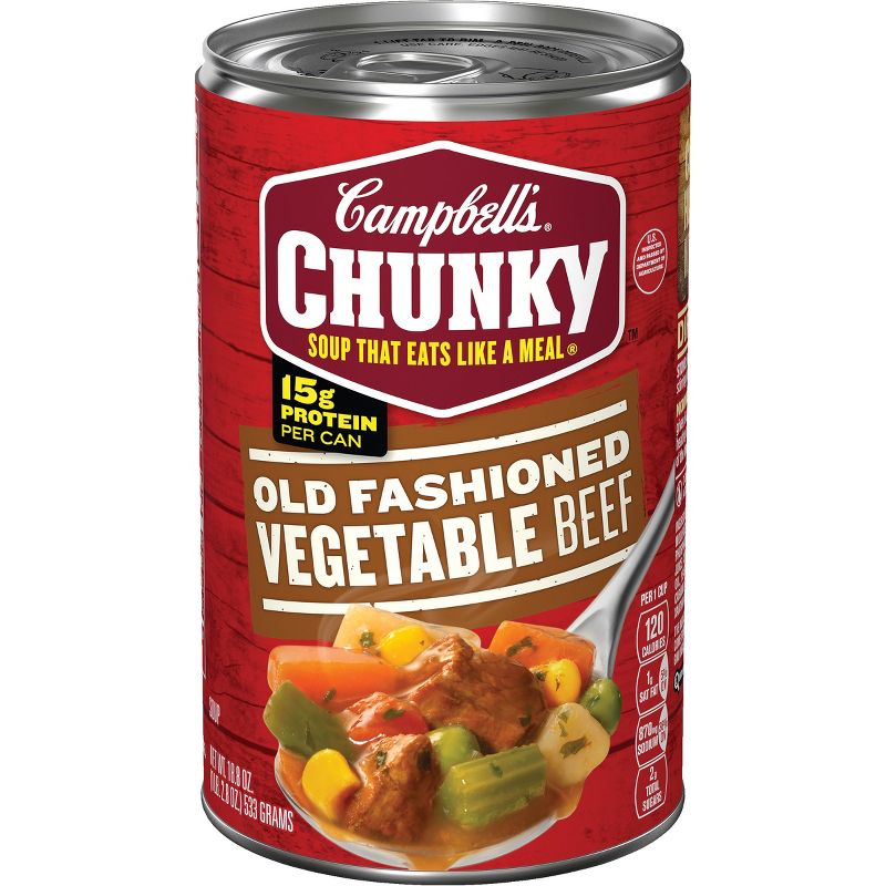 Campbell's Chunky Old Fashioned Vegetable Beef Soup 18.8oz