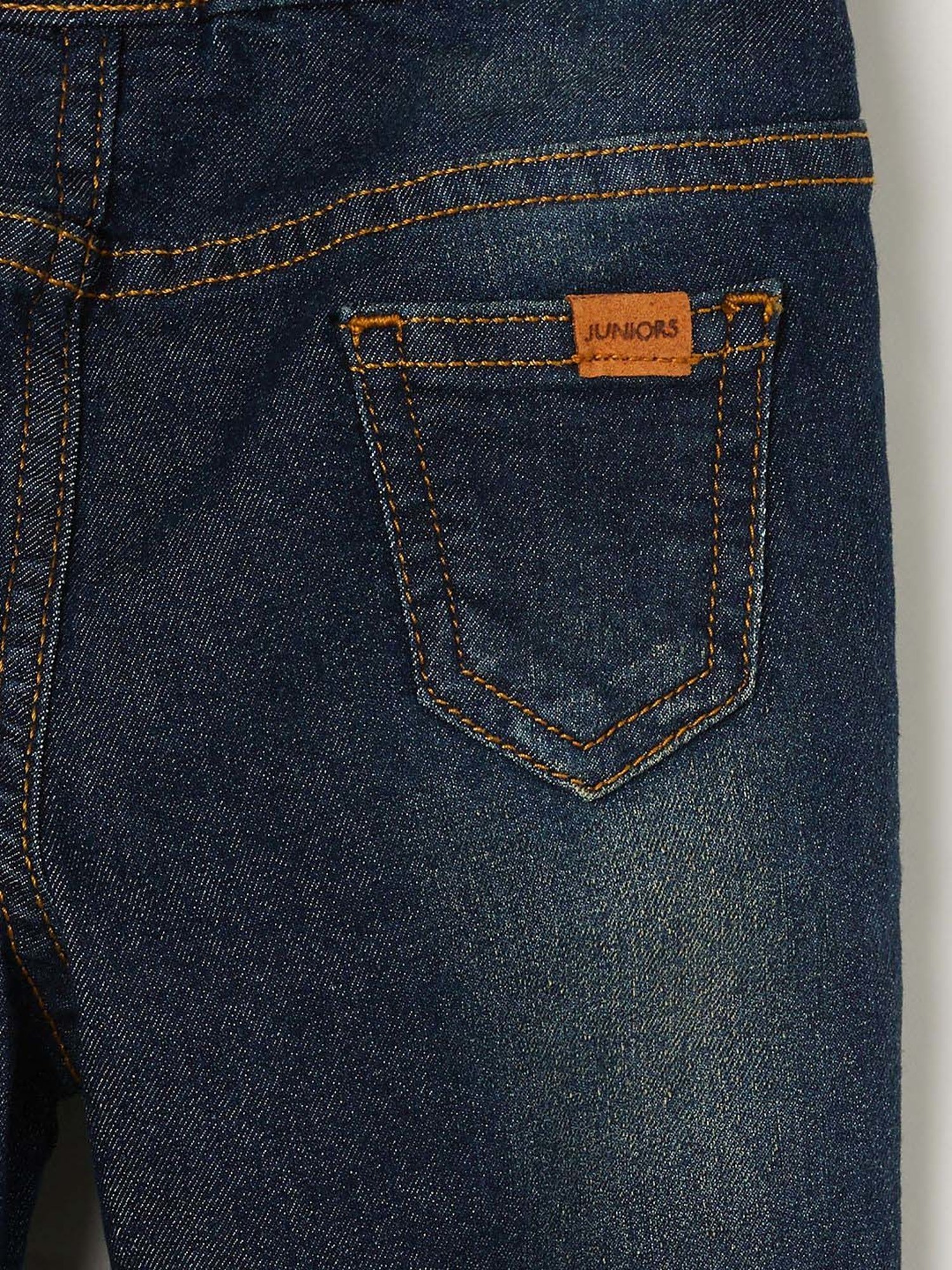 Juniors by Lifestyle Kids Blue Cotton SOLID Jeans